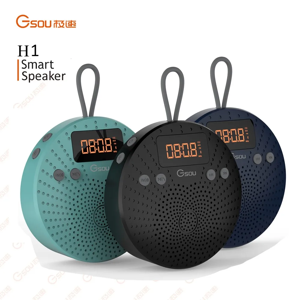 

Mini Shower Bluetooth Speaker With Suction cup, FM, AUX-IN , IPX5 Waterproof