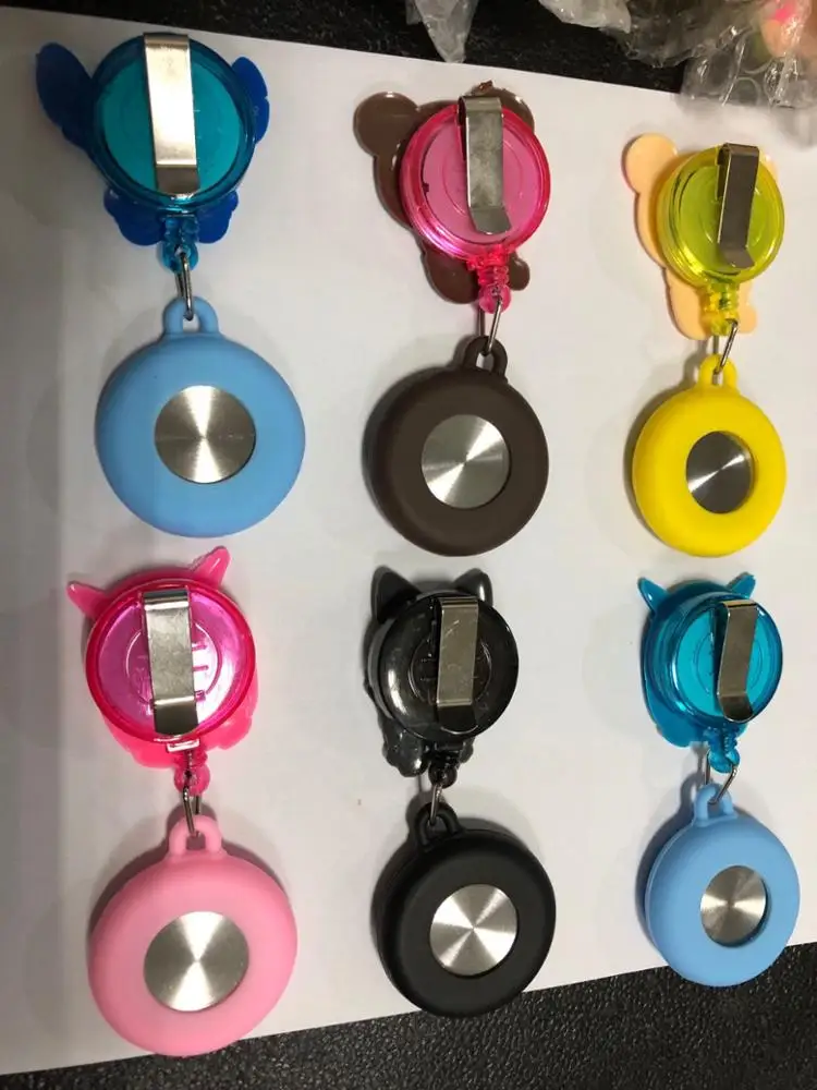 
2019 hot 3D cartoon animal design retractable Luminous Needle Quartz Movement Nurse Doctor Silicone Watch 