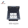 The bearing capacity 1000 N suitable for raised floor system plastic floor boxes with 8 modules