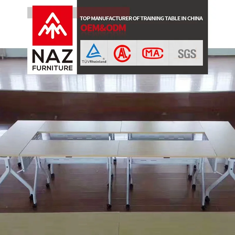 
20 person movable folding conference table modern for meeting room 
