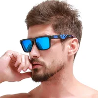 

KDEAM KD901 square sports sunglasses for men skateboard colorful fashion polarized sun glasses