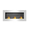 Big power indoor modern insert wall mount fireplace ethanol