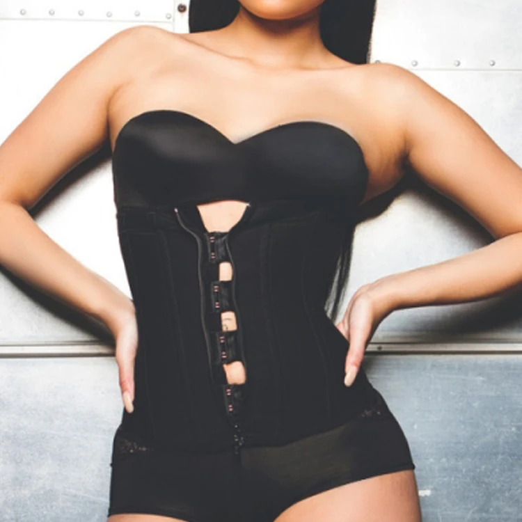 

Dreamingirl Best Selling Lose Weight Latex Steel Bone Zipper Private Label Waist Trainer, N/a