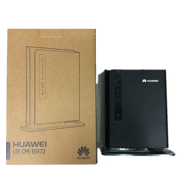 

unlocked home wireless broadband 3G 4G TDD FDD LTE CPE WIFI router Huawei E5172, Black