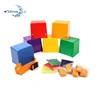 Plastic game water bucket intelligence blocks toys for children