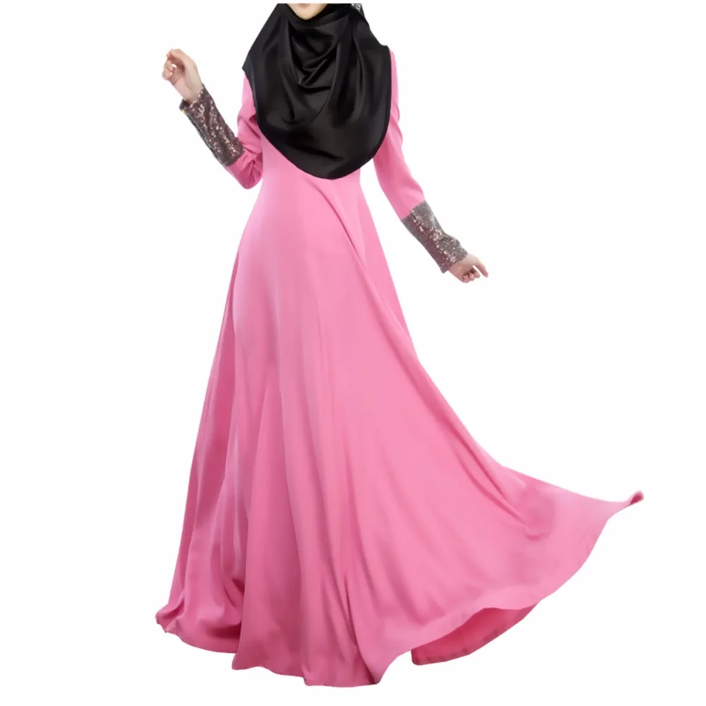 

WS377 twill fabric modern muslim abaya fashion islamic dress, N/a