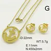 Unique Fashion Stainless Steel jewelry start necklace set