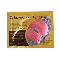 

Private Label Custom Organic Anti Aging Treatment Bag Crystal Korean White Sheet Cold Under Gel 24K Gold Collagen Eye Mask