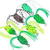 Floating Frog Lure Plastic PVC Soft Bait Hollow Body Jumping Frogs Popper Fishing Tackle