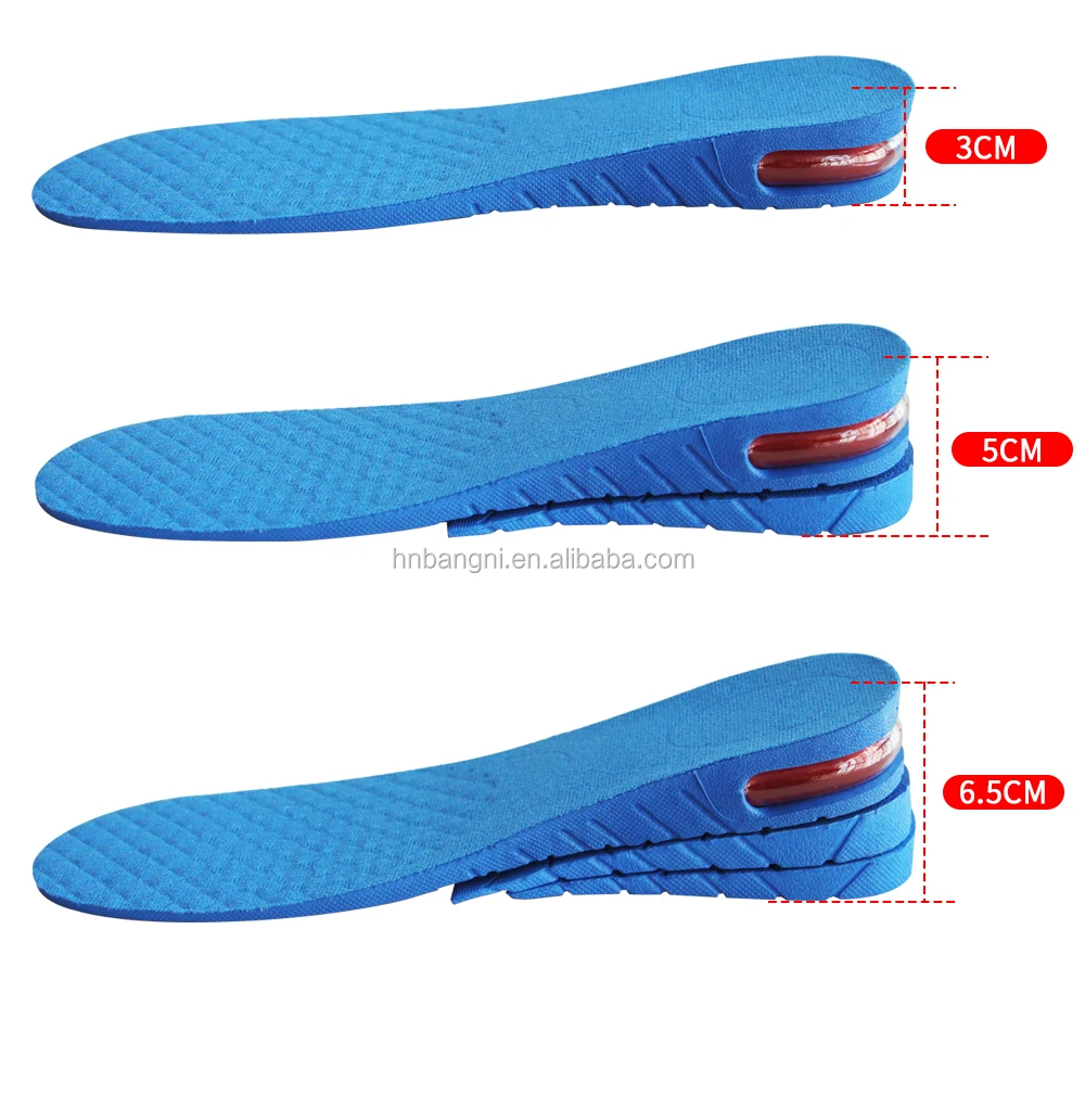 Pvc Foam Height Increase Insole Height Adjustable Air Filled Insoles Buy Height Increase