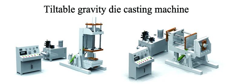 aluminum tilting gravity die casting machine