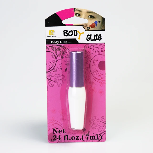 

Skin harmless adhesive glitter tattoo glue, White