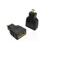 

Micro HDMI to HDMI adapter High definition line video converter A Type Female to D Type Male HDMI Adapter