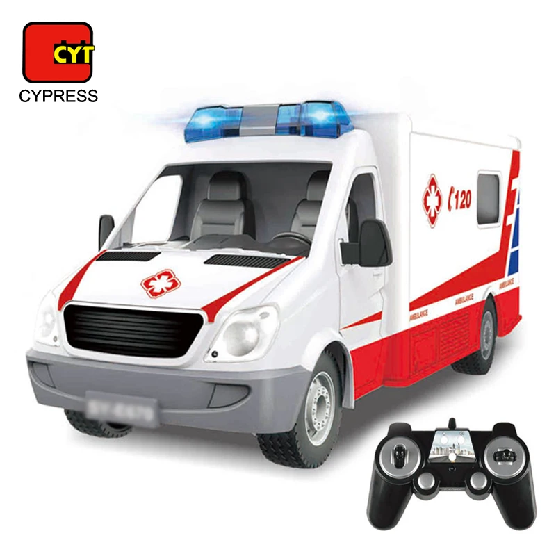 1:18 remote control ambulance toy for 