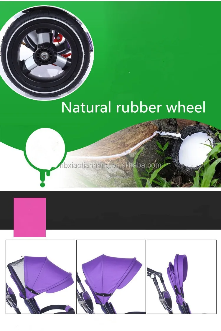 2 Seats Kids Tricycle For Twins / Rotate Seat Tricycle For Twins / Baby