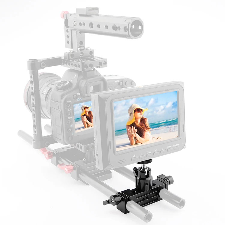 CAMVATE Camera Hot Shoe Mount Articulated With 15mm Rod - View #5