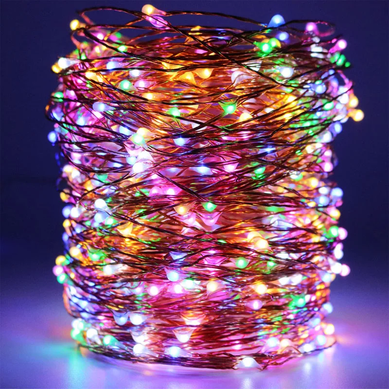 led copper string lamp Outdoor Waterproof Rope High Output Wedding Christmas LED String Light