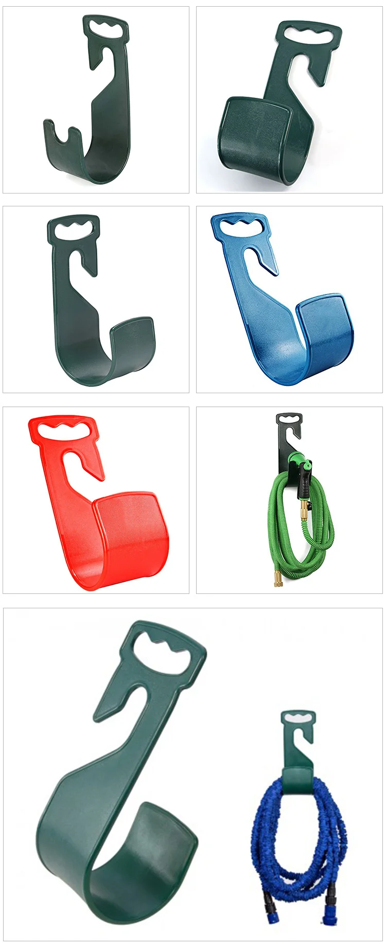 Metal Ornamental Coiled Garden Hose Holder And Flexible Garden Water