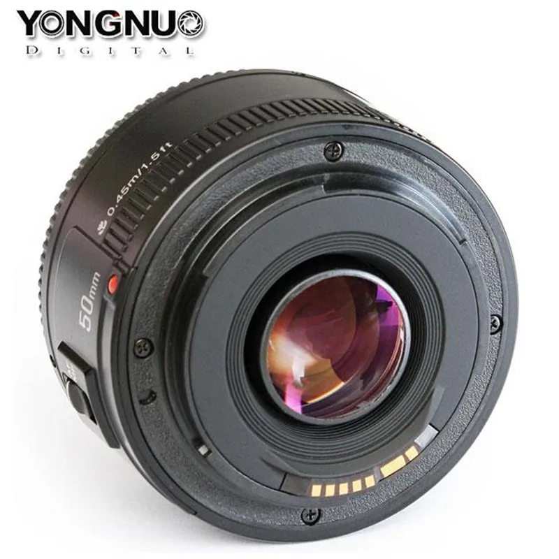 YONGNUO YN 50mm F1.8 עדשות גדולות צמצם אוטומטי פוקוס עדשה YN 50 YN50 עבור Canon אלה מצלמות DSLR YONGNUO YN 50mm F1.8 עדשות גדולות צמצם אוטומטי פוקוס עדשה YN 50 YN50 עבור Canon אלה מצלמות DSLR