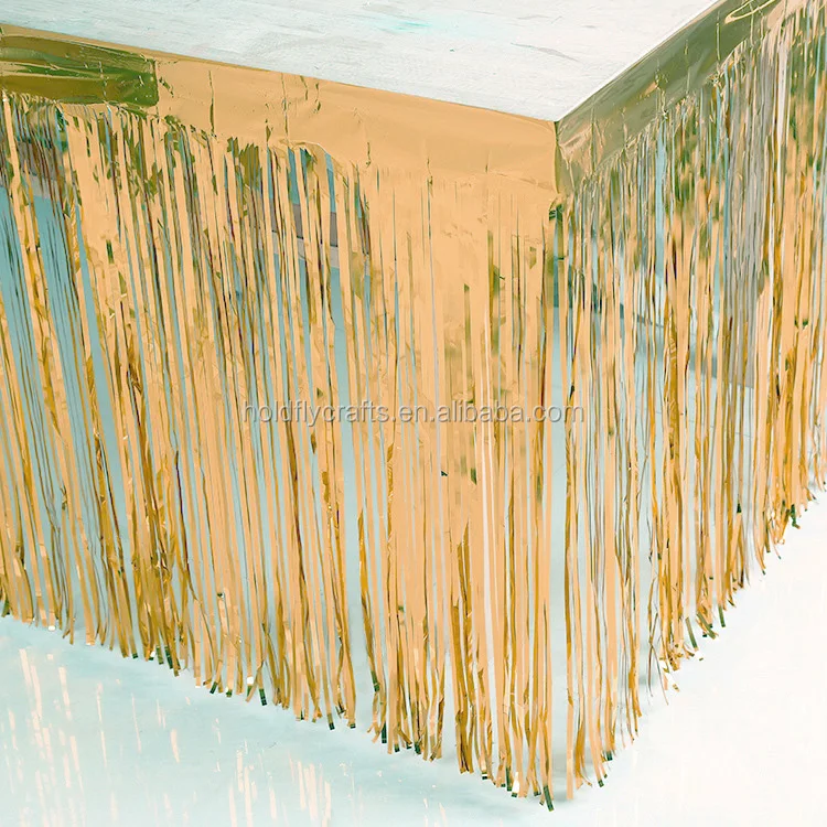 table skirt - champagne