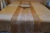 Jute Burlap table runner with lace weeding party jute table cover
