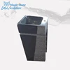 Corner bathroom wash basin with pedestal