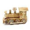 Originality design handmade wooden train shape toy the locomotive handicraft