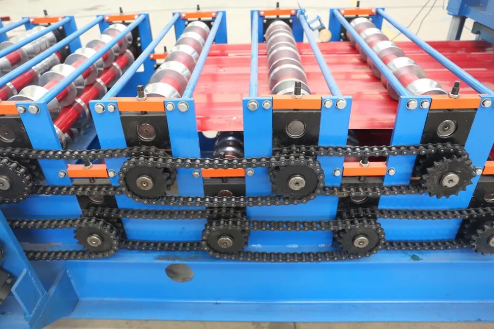 New forming system. Steel strip Decoiler. Is forming Machine Electronic System.
