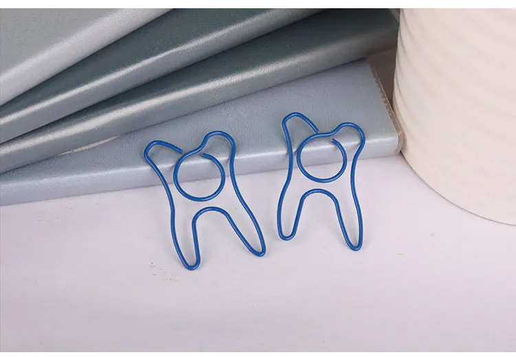 Custom Dentistry Gift Tooth Shape Novelty Paper Clips Buy Tooth Shape