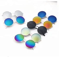 

New Arrival UV400 Mirror Lenses Hot Sales Men Metal Hippie Steampunk Round Sunglasses