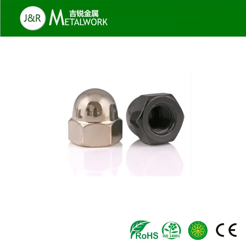 High Quality A2 A4 M8 M10 Stainless Steel Ss304/ss316 Hex Flange Dome