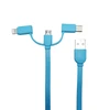 Colors 07 Multi port Micro USB cable high speed data and charging compatible fith sumsung for android and iphone