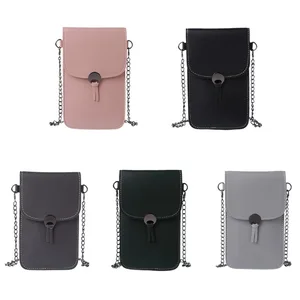 Mini Shoulder Bag Transparent Touch Screen Phone Pocket