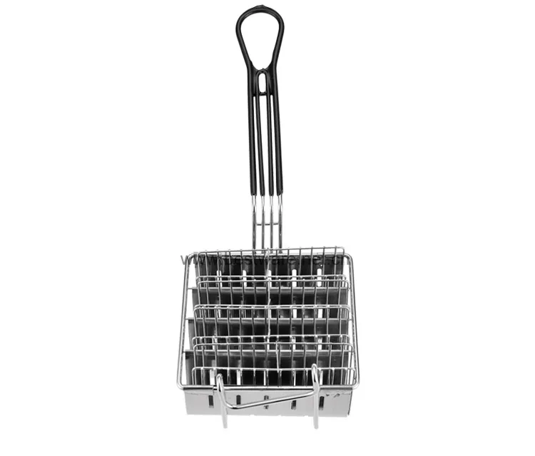 Food Grade Iron Wire and S/S 201 163*165*80mm bread Rectangular Non-stick Taco Fry Basket.jpg