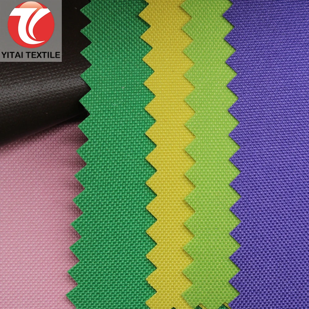 Waterproof 300 Denier  300d Plain Dyeing Oxford Fabric with Pvc Coated for Bag