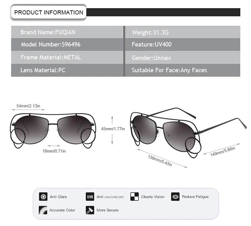 Online shopping polarized fancy metal irregular frame women man sunglasses with custom logo
