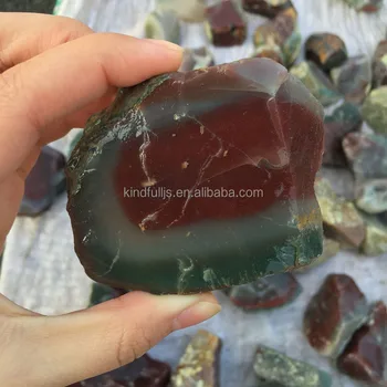 raw green agate