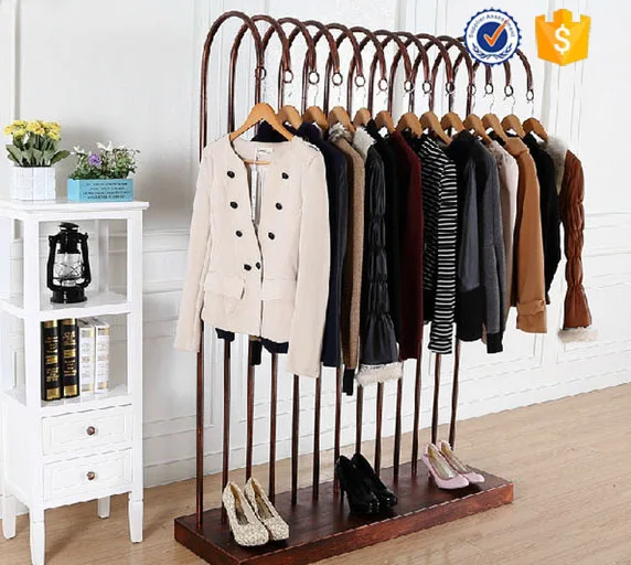 Стойка для одежды напольная металлическая фото