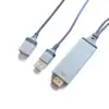 high-definition Mobile phone flat to large screen extension cable usb to HDMI cable