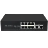 IEEE802.3af at power over ethernet build power supply 96W 8+2 port poe switch