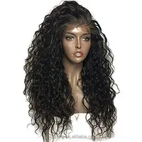 

10A hd Transparent lace cuticle aligned hair 180% virgin brazilian pre plucked deep curly Glueless full lace human hair wig