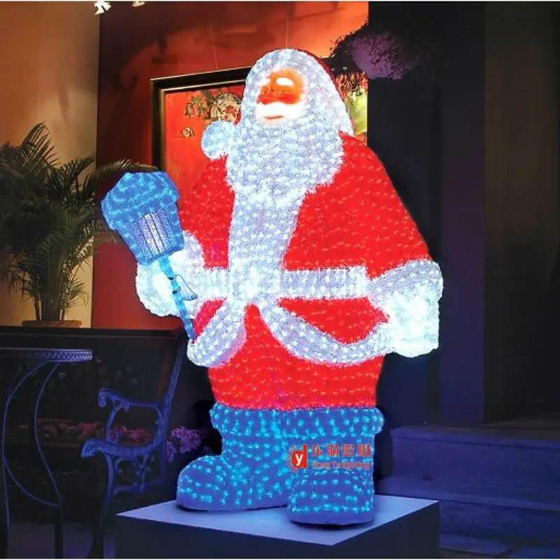 Наполните свой праздник светом и радостью с помощью светодиодной фигуры Деда Мороза, которая всякий раз завораживает взгляды.