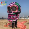 halloween parada festival inflatable halloween skeleton,inflatable skull head puppet