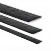 strip brush black nylon material with aluminum holder weather window and door sealing