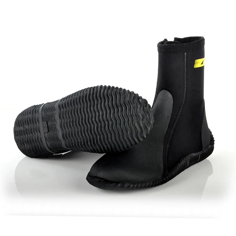 

Hot sell Water sports shoes waterproof 5MM Neoprene, Black