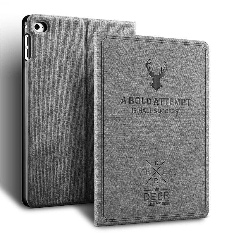 

Vintage Deer Patter Case Folio Cover For iPad Pro 10.5/Air 3 10.5 Hard PC Back