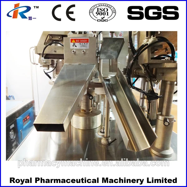 
NF-60Z Factory Price Shanghai Manufacturers Ointment Super Glue Aluminum Plastic Laminated Small Automatic Tube Filling Machine 