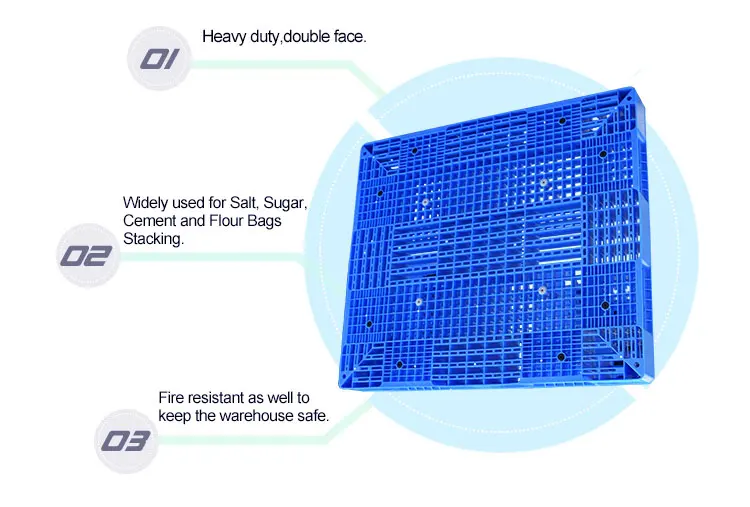 product-1-1 Hot selling heavy duty HDPE recycled euro plastic pallets with best price