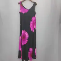 

Fashion design Sleeveless elastic plus size printed vest cotton dress