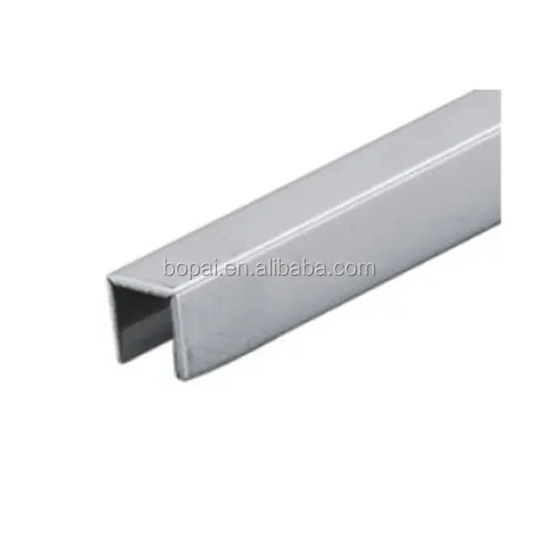 stainless steel profile for glass sliding door track from Foshan Bopai factory
